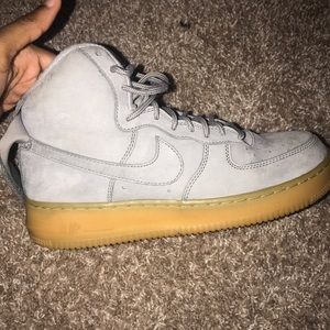 Unisex Gray Nike Air Sneakers Size 7